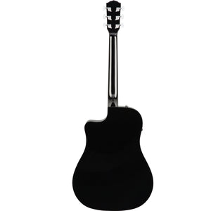 Fender CD-60SCE Dreadnought Acoustic Electric — Black