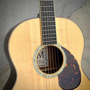 2017 Morgan Guitars CQM Custom Master Class Claro Walnut Back & Sides w/Case