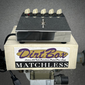 Used Matchless Dirt Box Active All-Tube Overdrive Pedal/Preamp — Sampson Era — with Original Box