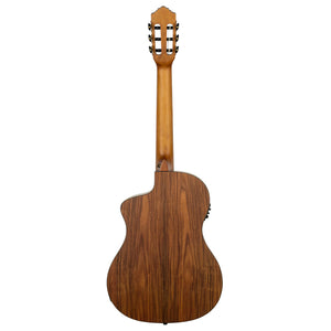 Ortega Thermo Series 7/8 Scale Classical Guitar RCE23RO Roasted Solid Spruce/Pao Ferro Dark Brown w/Bag