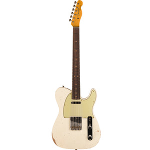 Fender Custom Shop 1963 Telecaster Relic 3A Rosewood Fingerboard Aged Olympic White