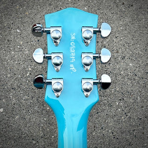 2019 Palermo Shelby Custom LTD ES-335 Robin Egg Blue W/Case