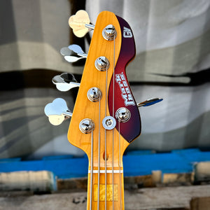 2024 Markbass GV 5 Gloxy 3-Tone Sunburst CR MP Passive 5 String Bass w/Bag
