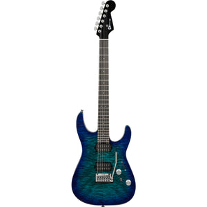 Charvel Pro-Mod Plus Dinky DK24 HH 2PT E QM Chlorine Burst w/Bag