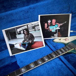 2012 Washburn USA Custom Shop PS2012 Paul Stanley Time Traveler Starfire Prototype #2 Twilight Turquoise Relic