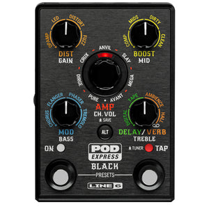 Line 6 Pod Express Black Multi Effect Guitar Pedal