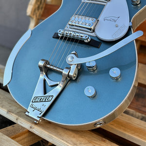 Used Gretsch G6134T-140 Limited Edition 140th Double Platinum Penguin w/Bigsby Two-Tone Stone Platinum/Pure Platinum w/Case