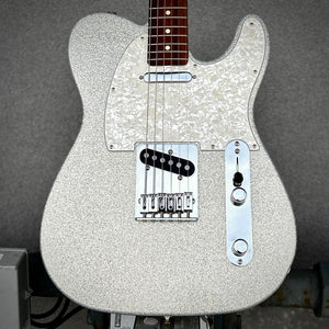 USED Fender 75th Anniversary Player II Telecaster Diamond Dust Sparkle w/Bag