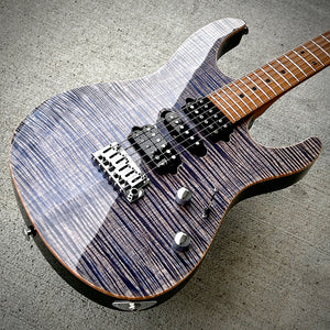 Suhr Modern Plus Roasted Maple Fingerboard HSH Trans Blue Denim/Slate