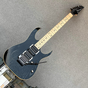 2019 Ibanez RG370AHMZ - Silver Wave Black