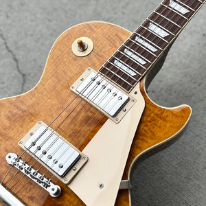 2025 Gibson Les Paul Standard 60s Figured Top - Honey Amber W/Case