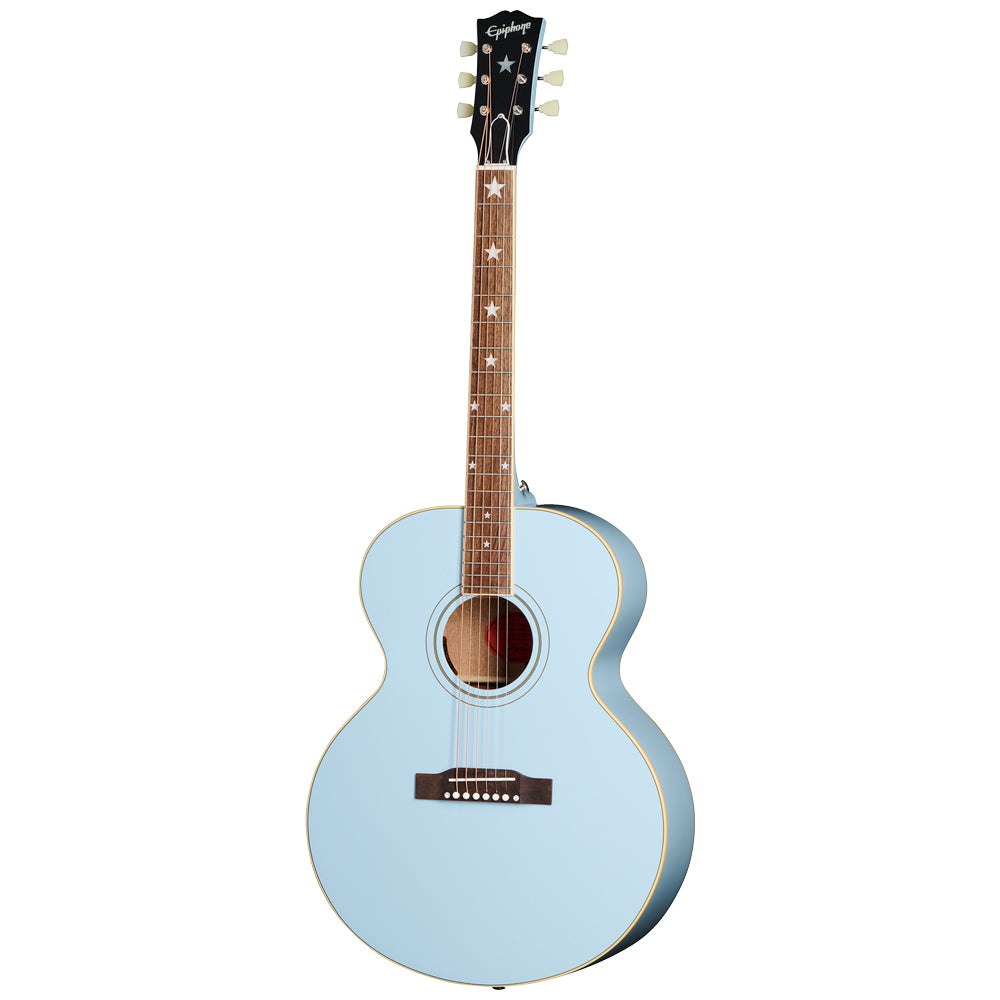 Epiphone Inspired by Gibson Custom J-180 LS Frost Blue w/Case