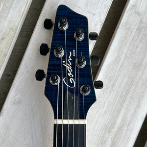 Used Godin LGXT Trans Blue Flame w/Bag