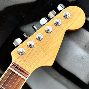 Used Custom Warmoth Stratocaster — AAA Quilted Maple Top, Seymour Duncan Antiquity Pickups w/Fender Case