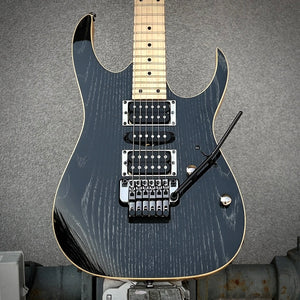 2019 Ibanez RG370AHMZ - Silver Wave Black