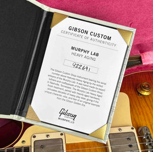 2022 Gibson Custom Shop Murphy Lab Heavy Aged '59 Les Paul Standard - Slow Ice Tea Fade