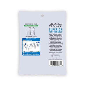 Martin Authentic Acoustic Strings Phosphor Bronze Extra Light 10-47 MA530