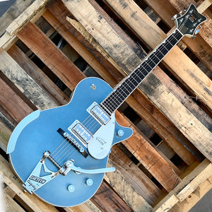 Used Gretsch G6134T-140 Limited Edition 140th Double Platinum Penguin w/Bigsby Two-Tone Stone Platinum/Pure Platinum w/Case