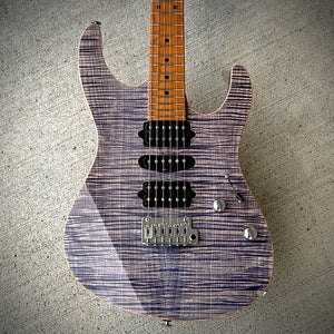 Suhr Modern Plus Roasted Maple Fingerboard HSH Trans Blue Denim/Slate