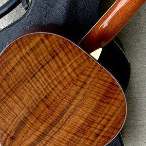 2017 Morgan Guitars CQM Custom Master Class Claro Walnut Back & Sides w/Case