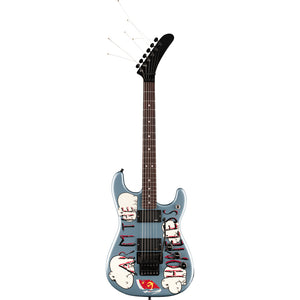 Fender Tom Morello Signature "Arm The Homeless" Guitar Rosewood Fretboard Blue Ice Metallic