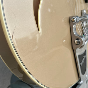 Used Gretsch G2627T Streamliner Center Block 3-Pickup w/Bigsby - Shoreline Gold w/Case