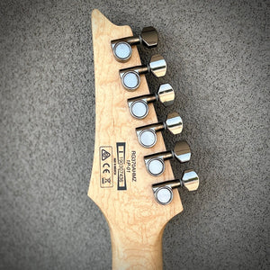 2019 Ibanez RG370AHMZ - Silver Wave Black