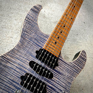 Suhr Modern Plus Roasted Maple Fingerboard HSH Trans Blue Denim/Slate