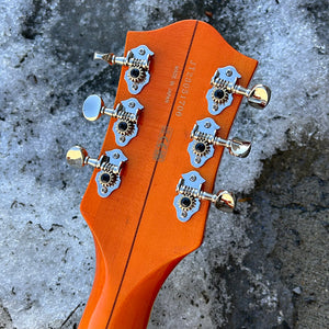 Gretsch G6120T-59 Vintage Select Edition '59 Chet Atkins Hollow Body w/Bigsby Vintage Orange Stain Lacquer