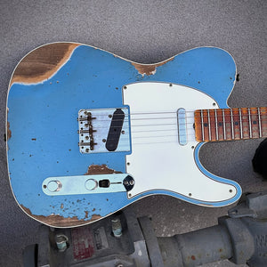 Fender Custom Shop 1965 Telecaster Custom Heavy Relic Aged Lake Placid Blue