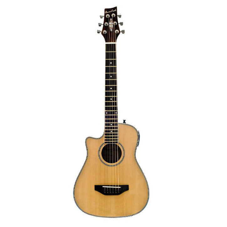 Beaver Creek Travel Size Acoustic Electric Natural Left Handed w/Bag BCRB501LCE