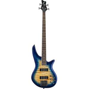 Jackson JS Series Spectra Bass JS3Q Amber Blue Burst