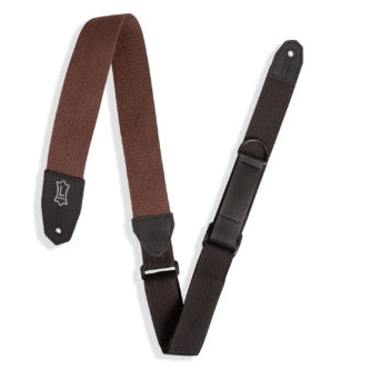 Levy's Right Height Standard Cotton Brown Guitar Strap MRHC-BRN