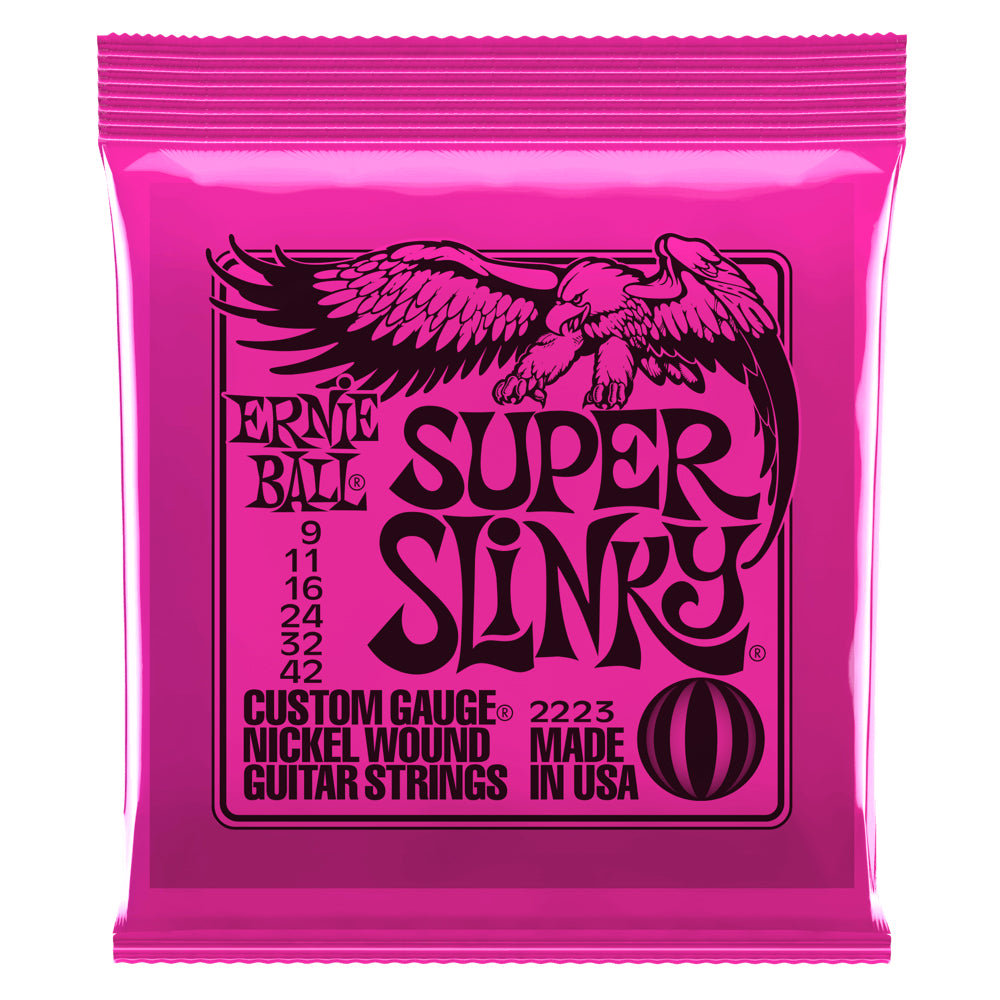 Ernie Ball Super Slinky Nickel Wound Electric Strings