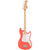 Squier Sonic Bronco Bass White Pickguard Tahitian Coral