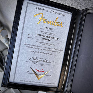 Fender Custom Shop 1950 Double Esquire Deluxe Closet Classic Faded Nocaster Blonde