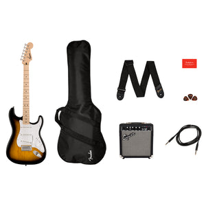 Squier Sonic Stratocaster Pack 2-Color Sunburst