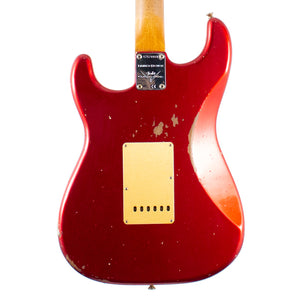 Fender Custom Shop Limited Edition Roasted "Big Head" Stratocaster Relic Rosewood Fingerboard Aged Candy Apple Red