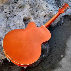 Gretsch G6120T-59 Vintage Select Edition '59 Chet Atkins Hollow Body w/Bigsby Vintage Orange Stain Lacquer