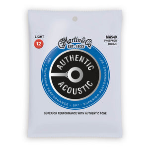 Martin Authentic Acoustic Strings Phosphor Bronze Light 12-54 MA540