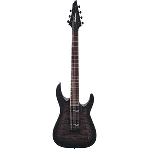 Jackson JS Series Dinky Arch Top JS22Q-7 DKA HT Transparent Black Burst