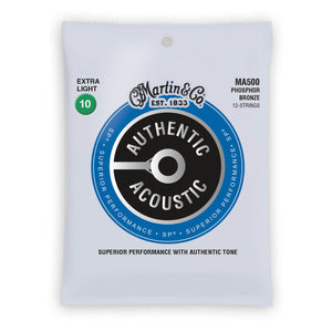Martin Authentic Acoustic Strings Phosphor Bronze 12 String Extra Light 10-47 MA500