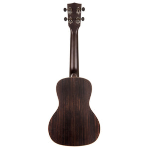 Kala Striped Ebony Concert Ukulele KA-EBY-C