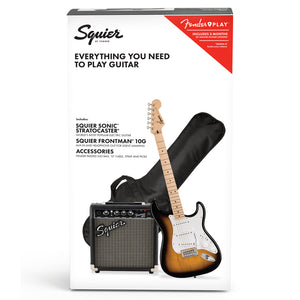Squier Sonic Stratocaster Pack 2-Color Sunburst