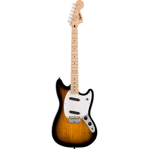 Squier Sonic Mustang White Pickguard 2-Colour Sunburst