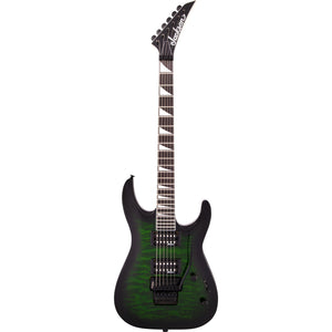 Jackson JS Series Dinky Arch Top JS32Q DKA Transparent Green Burst