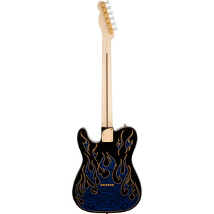 Fender James Burton Telecaster Maple Fingerboard Blue Paisley Flames