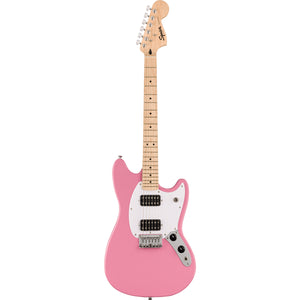 Squier Sonic Mustang HH White Pickguard Flash Pink