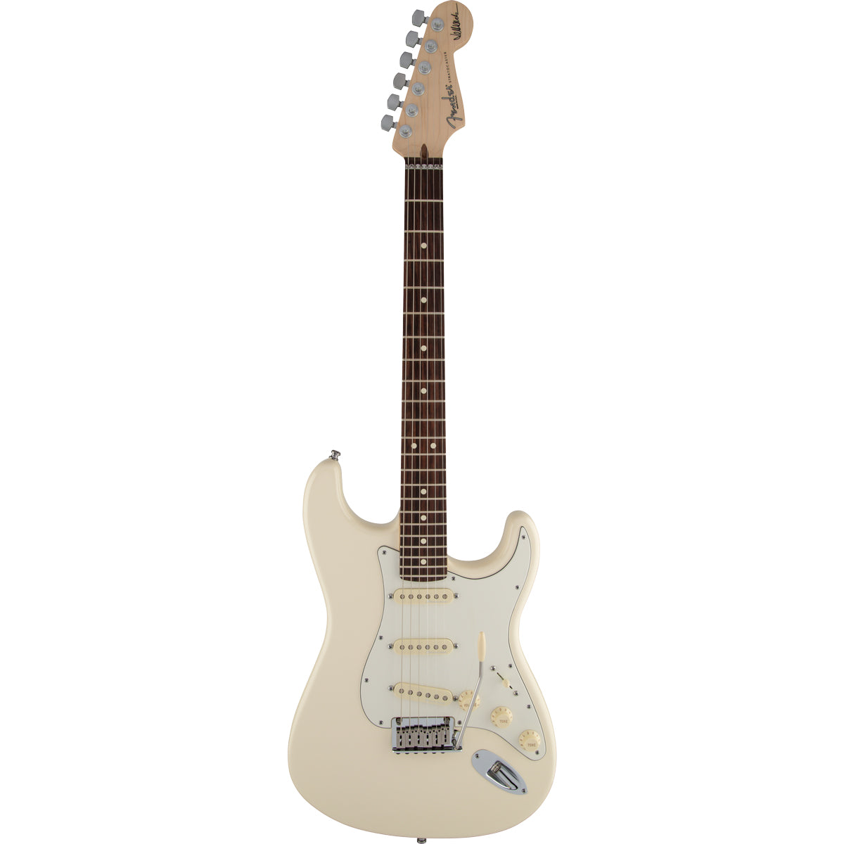 Fender Jeff Beck Stratocaster Rosewood Fingerboard Olympic White