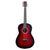 Maverick Guitars 3/4 Size Acoustic Red w/Gig Bag M34A-RD